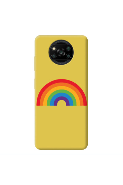 Other Xiaomi Poco X3 /X3 Pro Rainbow Mini Yellow Colored Silicone TPU Θήκη
