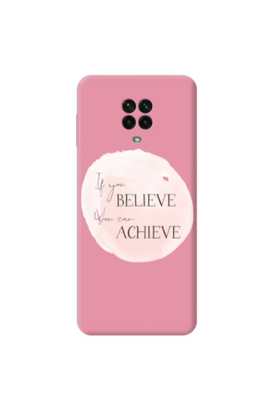 Other Xiaomi Redmi Note 9 Pro If You Believe Pink Colored Silicone TPU Θήκη