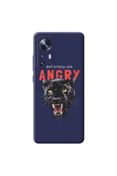 Other Xiaomi Mi 12 Pointed teeth Dark blue Colored Silicone TPU Θήκη