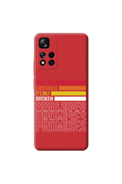 Other Xiaomi Redmi Note 11 Pro 5G Dont Get Emotional Red Colored Silicone TPU...