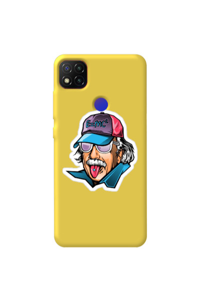 Other Xiaomi Redmi 9c Einstein Yellow Colored Silicone TPU Θήκη
