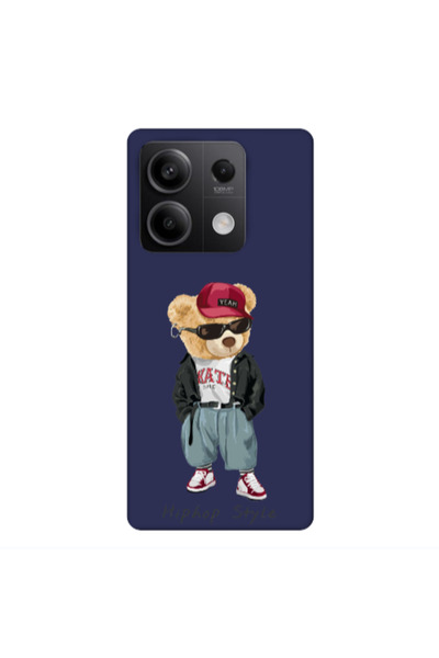 Other Xiaomi Redmi Note 13Pro 5G Hip hop style Dark blue Colored Silicone TPU...
