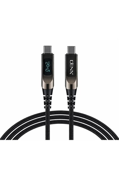 Denx DX506 240W USB-C Fast Charging Cable with Digital LED Power Display, Ult...