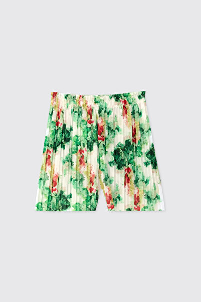 Panço Baby Girl Green Shorts