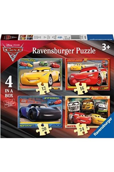 RAVENSBURGER Παζλ 4 σε 1 Αυτοκίνητα (06894)