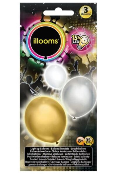 GIOCHI PREZIOSI Illooms Σετ 3 τεμαχίων Χρυσό, Ασημί, Λευκό (LLM21000)