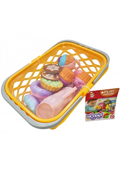 woopie Set cos de cumparaturi, Woopie, 3 ani+, Multicolor