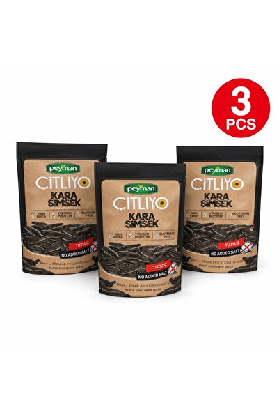 Peyman Seminte Negre Fara Sare Set 3 Buc 150 Gr