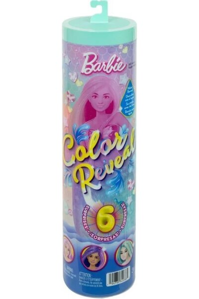 mattel Μπάρμπι Κόλορ Ρίβεϊλ - Γοργόνες - 4 Σχέδια (JMW61)
