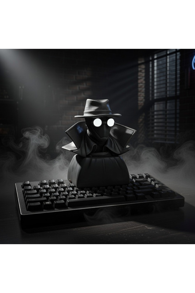 Keybitcap Spider-Man Noir Keycap – Marvel Noir Temalı Artisan Klavye Tuşu
