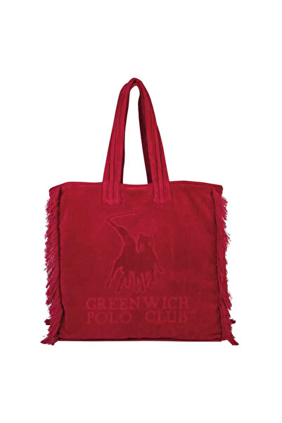 Greenwich Polo Club Κομψή Τσάντα Παραλίας 126-Κόκκινο