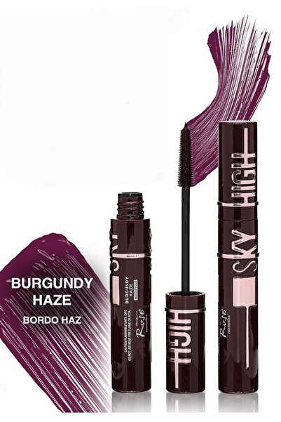 3B Trend Rose Burgundy Haze Waterproof Mascara - Lengthening and Separating E...
