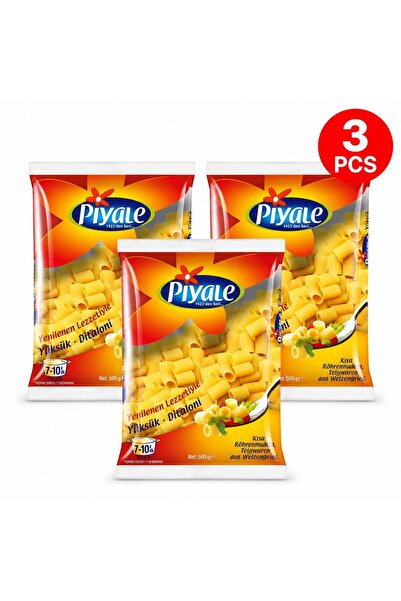 Piyale Paste Ditaloni Italiene Set 3 Buc 500 Gr