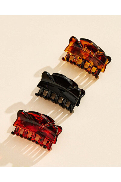 REDTAG Women Assorted 3 Piece Hair Claw Set
