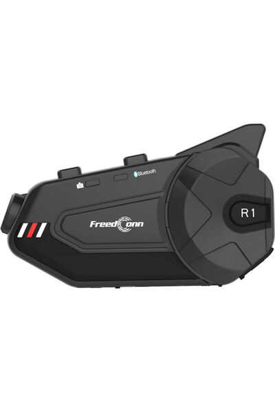FreedConn R1 Plus E Μονού Ακουστικού Σύστημα Επικοινωνίας για Κράνος Μοτοσικλ...