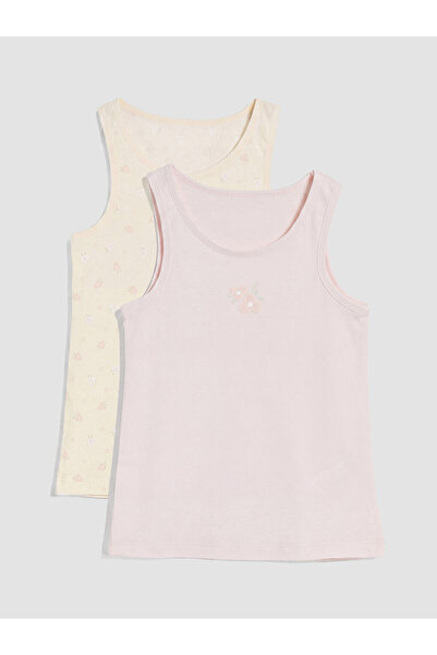 LC Waikiki Timeless Clothing & Timeless Choices Floral Girls' Undershirt 2-Pi...