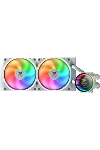 Cougar Poseidon Elite ARGB 240 ARGB LED 2 x 120mm Alb (Alb)