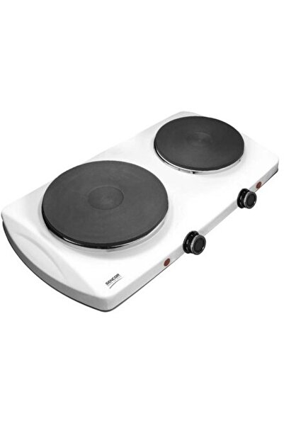 Sencor Plita Electrica Portabila 2 Zone de Gatit 28 cm Alb