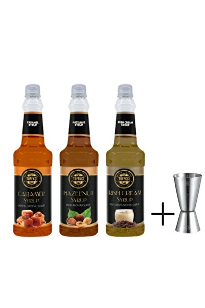 Premini 3’lü Şurup Paketi: Karamel, Fındık, Irish Cream 750 ml + Jigger