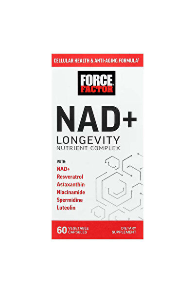 force factor NAD+ NMN or Nicotinamide with Resveratrol Astaxanthin Spermidine...