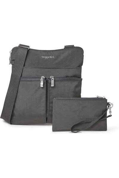 Baggallini Horizon Crossbody Bags for Women 10x10.5 Lightweight Waterproof Ny...