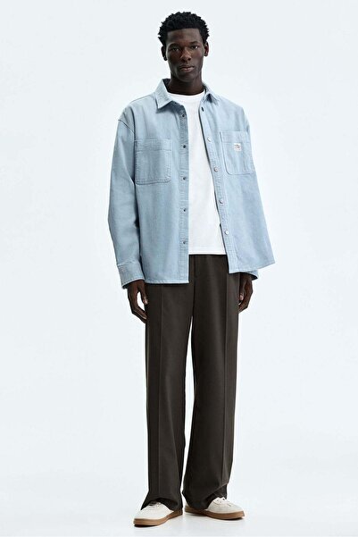 H&M Oversized cotton corduroy shirt