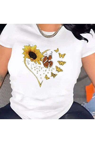 17TAKI Womens TShirt Comfortable Crew Neck Casual Cotton Blend ShortSleeves S...