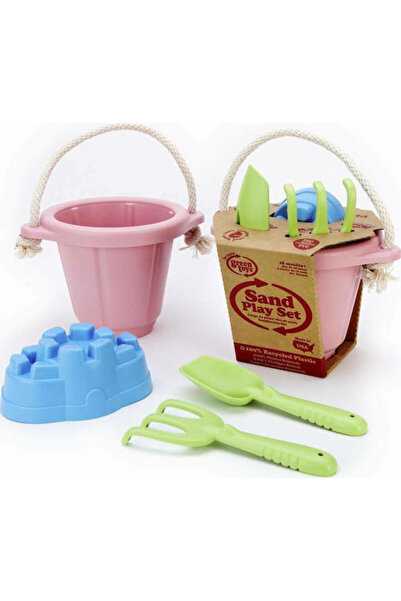 Green Toys Σετ παραλιακού κουβαδιού με αξεσουάρ ροζ