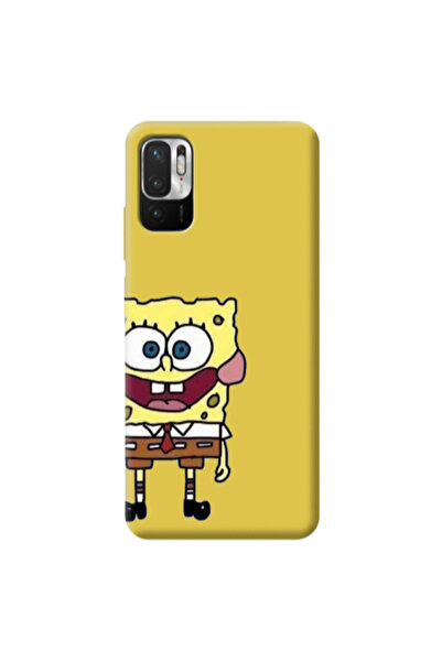 Other Xiaomi Redmi Note 10 Pro 5G Spong 2 Yellow Colored Silicone TPU Θήκη