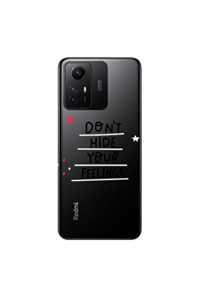 Other Xiaomi Redmi Note 12s Dont Hide Your Feelings Transparent Silicone TPU ...