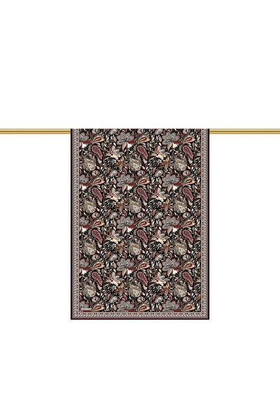 Bursa İpek Shiraz Ahenk Pattern Crepe Silk Shawl