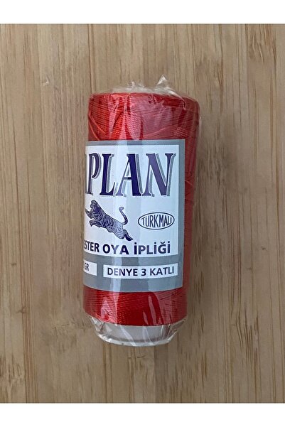 Kaplan Polyester Sewing Thread 3 Ply 25 Gr Red Color No;321