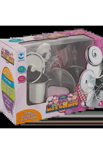 PLAYZO Metal Kitchen Play Set 8 Piece