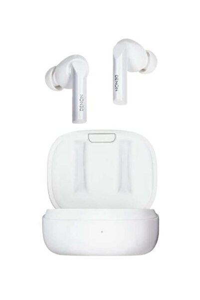 Denon Căști intraauriculare wireless AH-C840NCW, Albe, Anulare activă a zgomo...