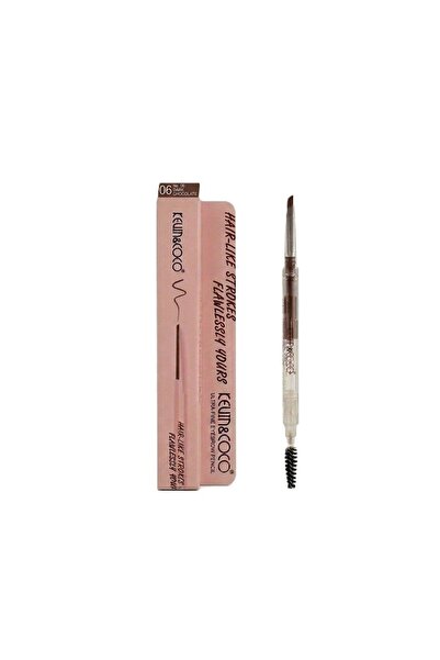 Flippy Creion de Sprancene cu Perie, Kevin&Coco, 2in1, 1.5 mm, Negru Maro