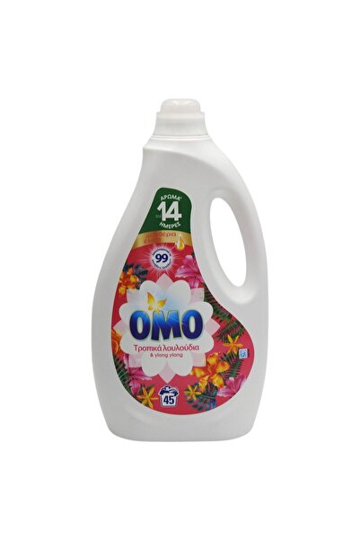 Omo Detergent lichid, Omo, 2.250 L Flori Tropicale, 45 spalari
