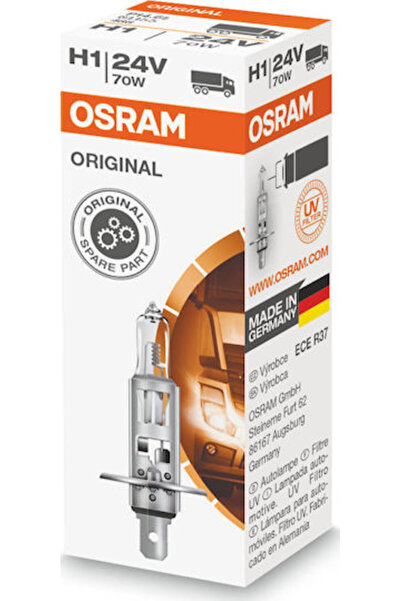 Osram Λάμπες Αυτοκινήτου Γνήσια Σειρά H1 Αλογόνου 24V 70W 1 τεμάχιο