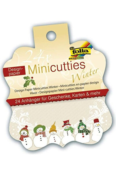 Folia Διακοσμητικά χάρτινα σχέδια Μίνικατις Χειμώνας
