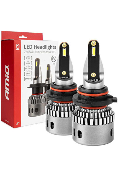 AMIO Λάμπες Αυτοκινήτου HB4-9006 Canbus LED 6000K Ψυχρό Λευκό 12V 60W 2 τεμάχια