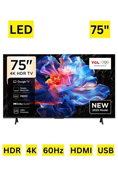 TCL 75 Inch P6K 4K HDR TV | 4K UHD Smart Google TV | AiPQ Processor | HVA Pan...