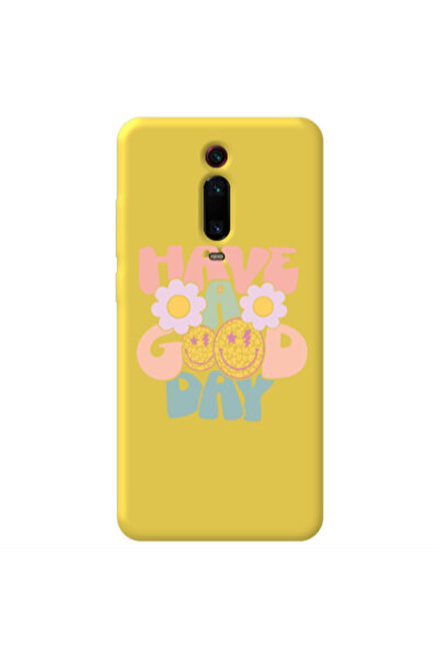 Other Xiaomi Mi 9T Pro Have A Good day Yellow Colored Silicone TPU Θήκη