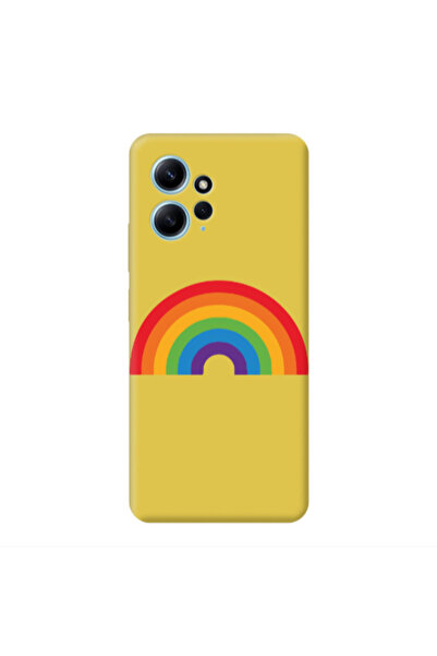 Other Xiaomi Redmi Note 12 4G Rainbow Mini Yellow Colored Silicone TPU Θήκη