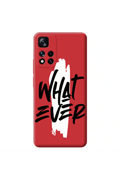 Other Xiaomi Redmi Note 11 Pro 5G What Ever Red Colored Silicone TPU Θήκη