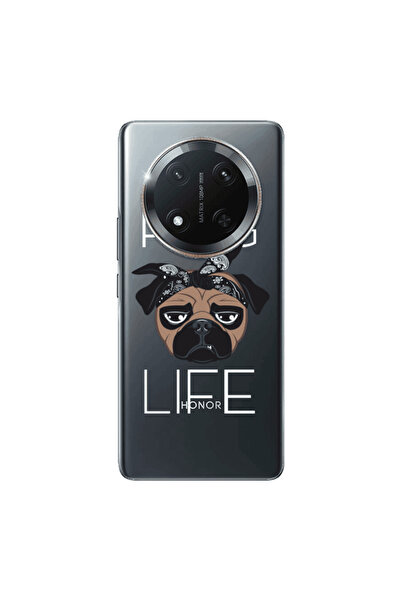 Other Honor Magic 7 Lite Pug Life Transparent Silicone TPU Θήκη