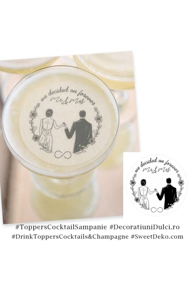 Decoratiuni Dulci Τόπερς Κοκτέιλ | σαμπάνια - Επέλεξαμε - 4 εκ. - 23 μπουκάλια