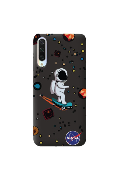 Other Xiaomi Mi 9 Lite Astronaut with skateboard Black Colored Silicone TPU Θήκη