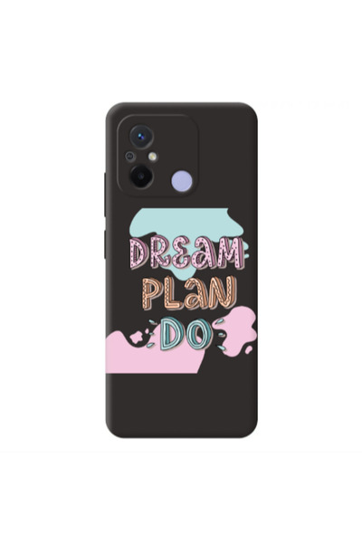 Other Xiaomi Redmi 12C Dream Plan Do Black Colored Silicone TPU Θήκη