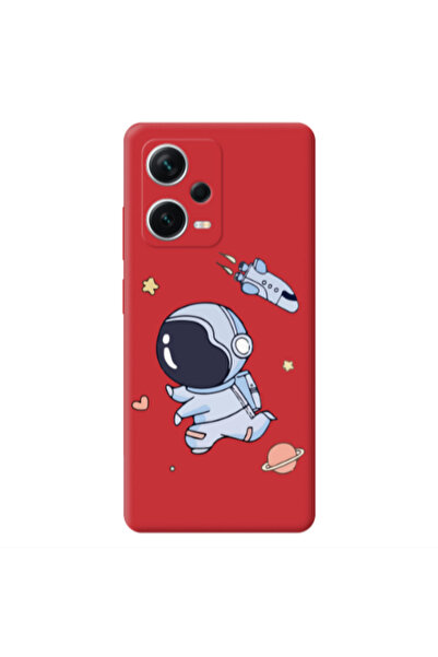 Other Xiaomi Poco X5 Aduket Red Colored Silicone TPU Θήκη