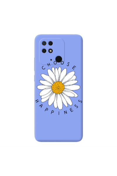 Other Xiaomi Redmi 10C Chose Happines Light Purple Colored Silicone TPU Θήκη