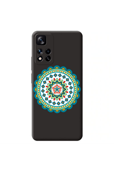 Other Xiaomi Redmi Note 11 Pro 5G Mandala D11 Black Colored Silicone TPU Θήκη